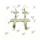 Fashion Zinc Alloy Cross Earrings for Gifts (CEG51031) thumbnail-2