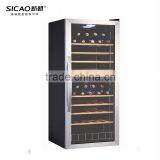 Dual Zone Free Standing Installation Wine Coooler With Glass Door 135Liters 40Bottles thumbnail-1