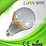 different material led bulb lighting, 9w E27 high power led light bulbs