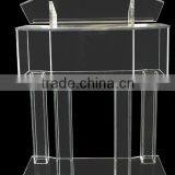 Transparent Celebrating Church Acrylic Lectern (AL-A-172) thumbnail-1