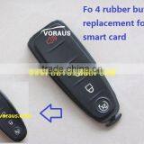 4 Button Rubber Button Pads Replacement for Ford Smart Card