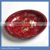 Household Round Metal Food Tray