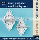 CDR3038H Easy to Disassemble Wood-plastic Carved Wall Decorate Rack