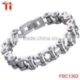 Good Quality Bicycle Link Chain Stainless Steel Mens Hand Biker Bracelet Jewelry thumbnail-2