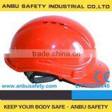 CE EN397 ABS Red Color Printed UV Resistant Ventilated Protective Hard Hat