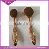 Professinal Rose Gold Oval Toothbrush Foundation Makeup Brush Set thumbnail-6