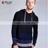 Erdos Men Hoody Black Cashmere Sweater thumbnail-2