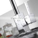 Classic Deck Mounted Single Hole Kitchen Pull Out Faucet Spring Spray Mixer Tap thumbnail-6