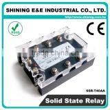 SSR-T40AA CE Approved 40 Amp Equal To Fotek AC Three Phase SSR thumbnail-2
