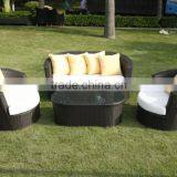 Garden Round Rattan Sofa Furniture (6422) thumbnail-2