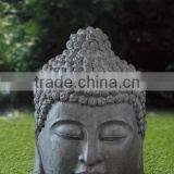 Stone Finished Buddha Head Statue With Handmade thumbnail-2