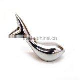 Aluminum Metal Fish Sculpture Figurine thumbnail-1