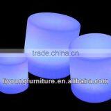Small Plastic Round LED Table/Cube Seat LGL27-2141 thumbnail-1