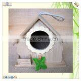 Sun Flower Door Swing Wood Bird Nest Cage thumbnail-3
