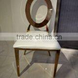 Stainless Steel Metal Leather Dining Chairs thumbnail-1