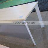 Knock Down L-shape Office Workstation Conference Table Computer Laptop Desk thumbnail-6