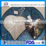 Customized Glass Hanging Silver Mirrored Mosaic Heart thumbnail-2