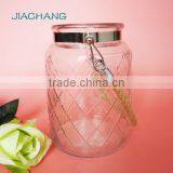 Wide Mouth Rope Handle Wire Reed Diffuser Glass Jar thumbnail-3