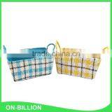 Household Cheap Colorful Paper Straw Tabletop Baskets thumbnail-3