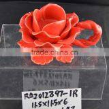 Hot Sale Ceramic Flower Design Napkin Ring With Candle Holder thumbnail-1