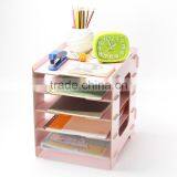 Cosmetics Storage Box Wooden Folder Storage Box /DIY Storage Rack/letter Storage Rack thumbnail-2