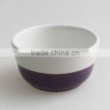 4" Colorful Customized Ceramic Soup Bowl thumbnail-1
