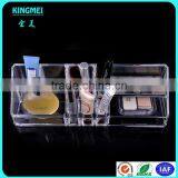 Two Tiers Acrylic Cosmetic Display With Drawers to Holder Cosmetic Brush,nail thumbnail-5