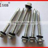Roofing Screw Self Drilling for Metal With Assemblies PVC Washer thumbnail-1