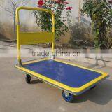 China Industrial 300kg Heavy Duty Folding Tool Cart Platform Hand Truck thumbnail-1