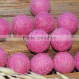 Best Selling 100 % Wool Handmade Felt Ball Christmas Nursery Felted Garland Nepal thumbnail-6