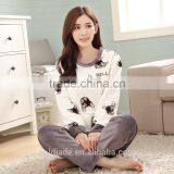 Wholesale Women's Pajama Suits Winter Thickening Coral Fleece Girl Pullover Sleepwear thumbnail-6