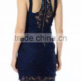 Choker Neck Lace Elegant Dress On-trend Woman Casual Dress thumbnail-3