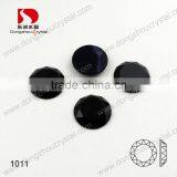 Jet Colored Crystal Flat Back Glass Stone for Jewelry Making thumbnail-1