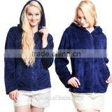 Women Girls Plus Size Snuggle Fleece Blouse Zip Fluffy Warm Hooded Sweatshirt Hoodie Ladies Loose Sweatshirt Jacket With Hood thumbnail-5