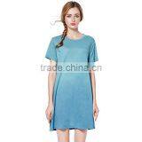 UINSTONE Women Dress #T-shirt Dress #Tunic Dress #Swing Dress #Loose Dress With Short Sleeve #Tie-Dye Style thumbnail-1