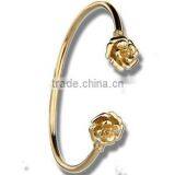 Three Tone Flexible Bangles, Gold Plated Bangle, Machine Cut Bangle, Fashionable Bangle, Jewelry Manufacturers thumbnail-5