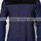 Latest Shirts With Faux Suede Panels thumbnail-3