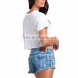 Wholesale Custom Fashionable Slim Fit Running Shorts for Girls thumbnail-2