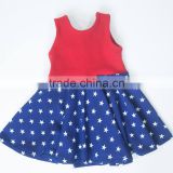 American sleeveless baby dress baby girl cotton dress hot sale