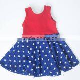 American Sleeveless Baby Dress Baby Girl Cotton Dress Hot Sale thumbnail-1