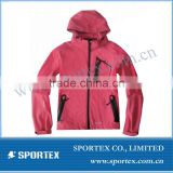 SPT-GS1307 softshell jacket women, waterproof softshell jacket women, softshell jacket for women with hood