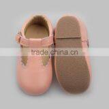 Wholesale Leather Kids Shoes Cute T Bar Baby Girl Shoes Toddler Shoes thumbnail-6