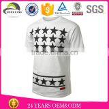 Fashion Cheap Wholesale Plain White Custom Printed Tshirts Bulk thumbnail-1