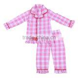 2017 New Arrival Boys Baby Kids Girls Toddler Pajamas Gingham Seersucker Family Christmas Pajamas thumbnail-5