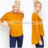 European Style Fashion Personal Custom Long Sleeve T-shirt for Lady thumbnail-1