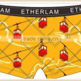 Red Cable CarDigtal Pirnt 88% Polyester 12% Spandex Custom Logo With Factory Prices Man Boxers thumbnail-2