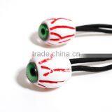 Resin Hair Ties Eyeball Green Ponytail Holders Made Of Hair thumbnail-2