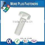 Made in Taiwan Metric Coarse Slotted Hexagonal Metric Thread Nylon Hexagon Polycarbonated Hex Head Plastic Screw thumbnail-3