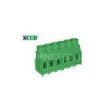 300V 10A 2P-24P PCB Mount Terminal Block Pitch 6.35mm With Single Deck