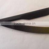 Single Blade Stainless Steel Matt Black Shaving Razor With Texture Coated Handle